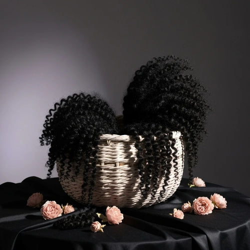 Afro Curl Extensions | Natural Kinky Curly Hair