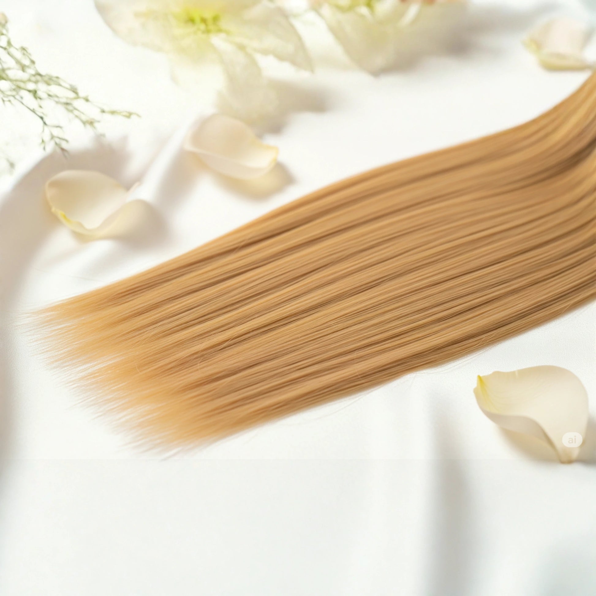 Honey Blonde Straight Hair Extensions | 100% Human Hair