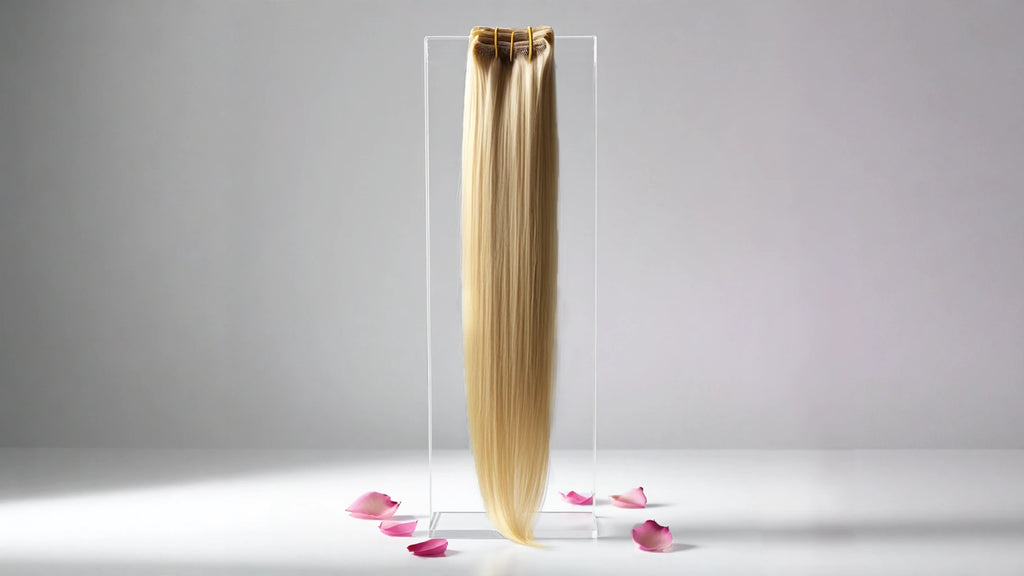 Honey Blonde Straight Hair Extensions | 100% Human Hair