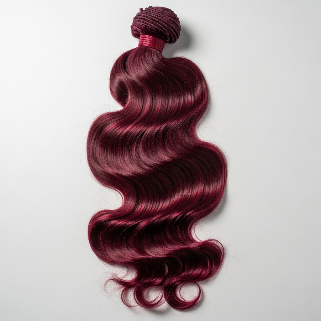 Burgundy Straight Hair Extensions | 100% Human Hair