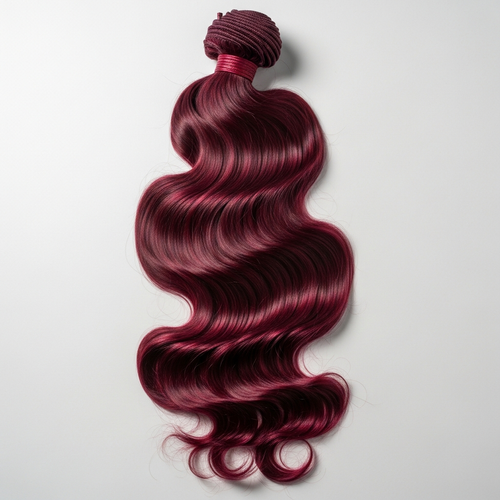 Burgundy Straight Hair Extensions | 100% Human Hair