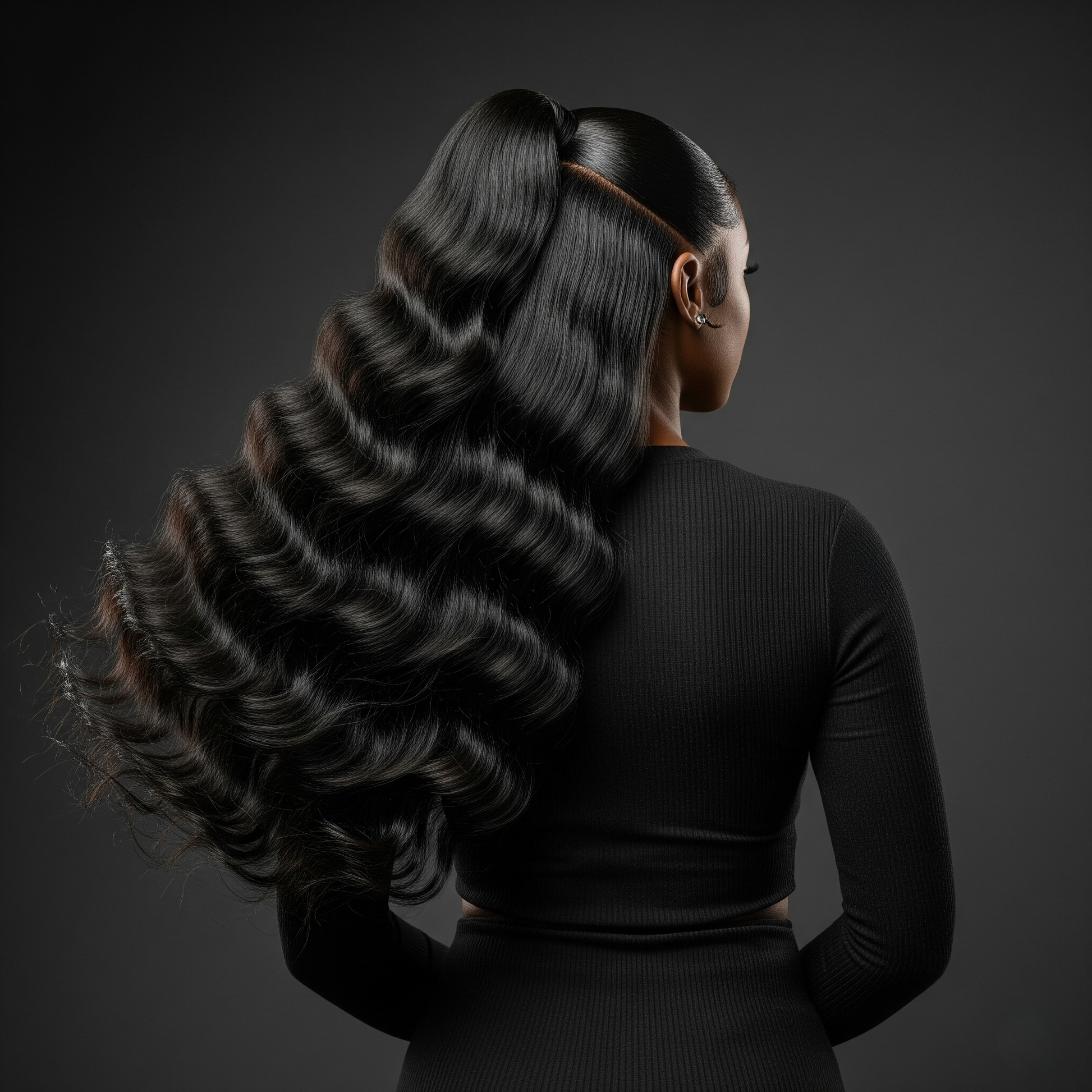 Wavy Ponytail Hair Extension – Virgin Human Hair