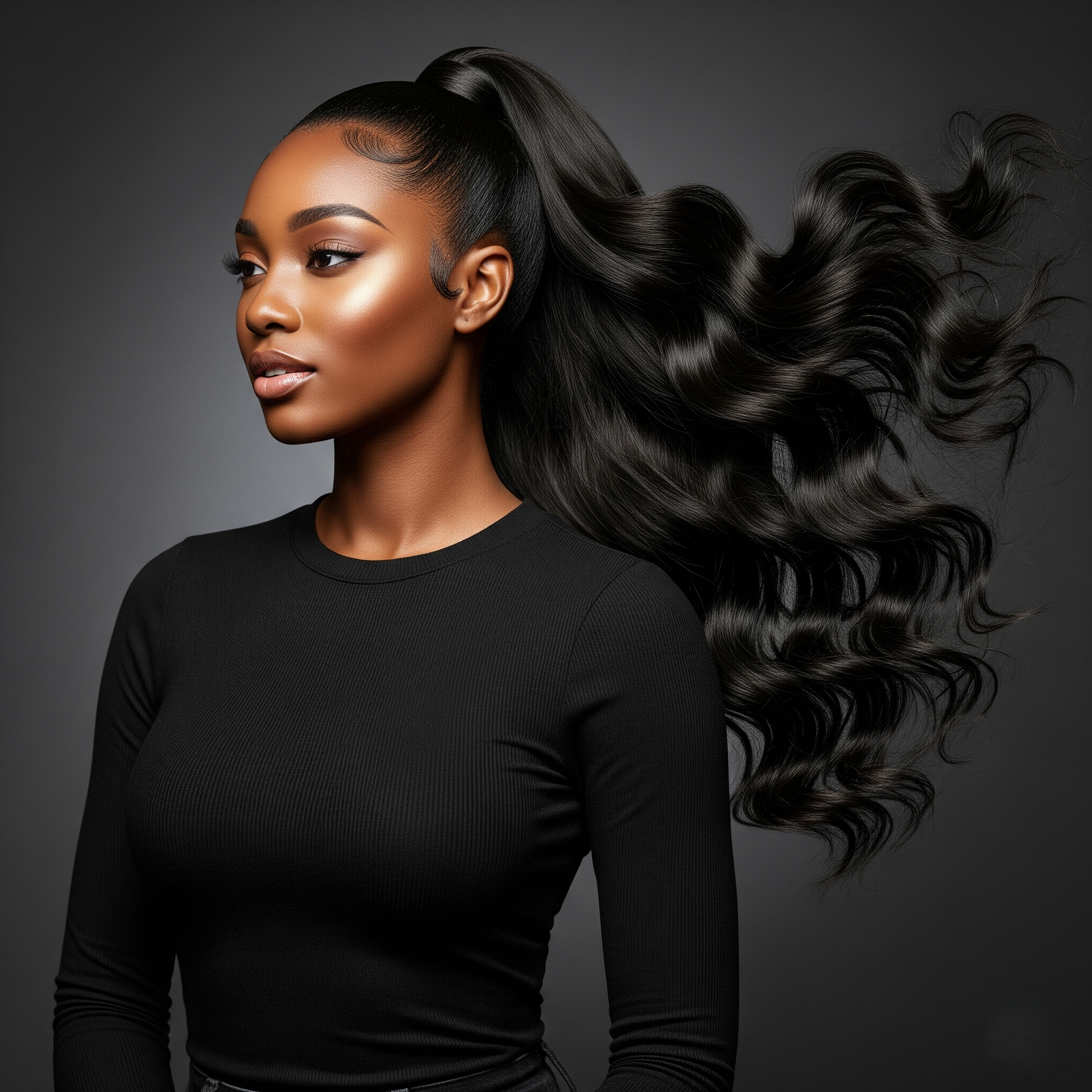 Wavy Ponytail Hair Extension – Virgin Human Hair